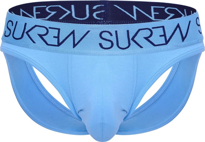 SUKREW V-Thong Arctic Blue - MAAT XS - Heren Ondergoed - String voor Man - Mannen Thong