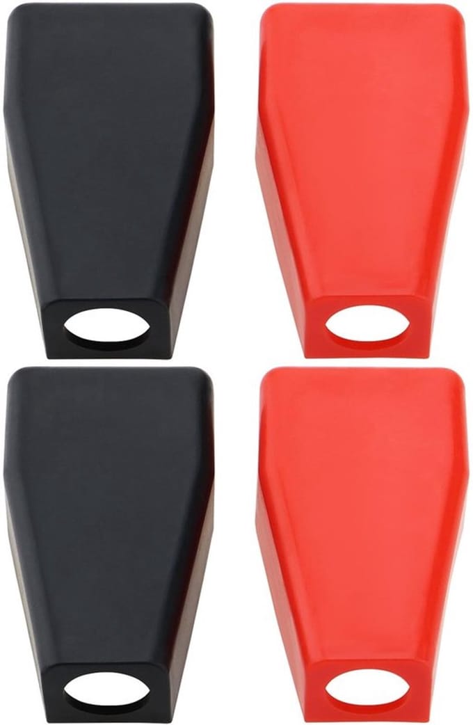 Dailygoody - Batterij Terminal Cover - Accu Isolator - Rubber - Zwart