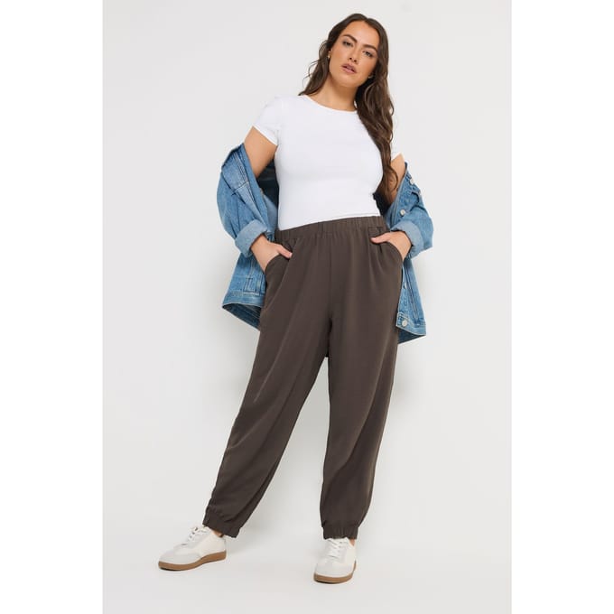 Yours Chocoladebruine Ballonbroek Size 42