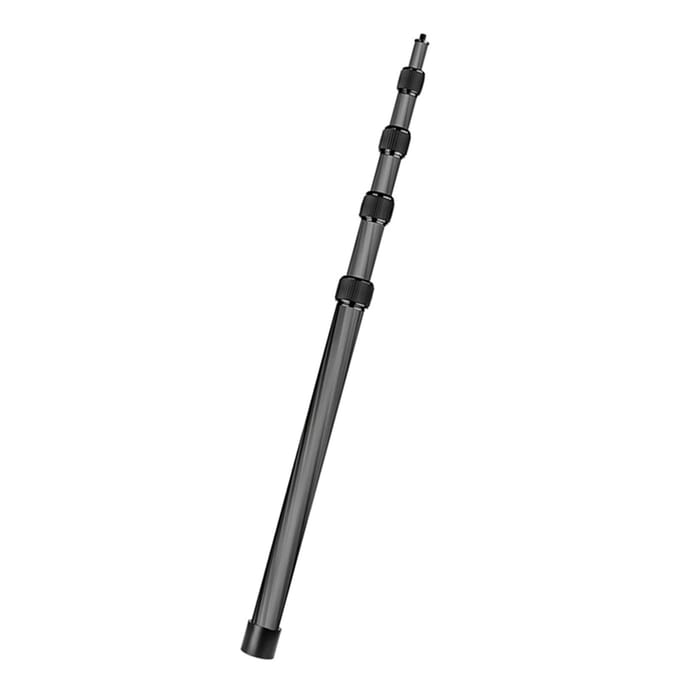 Handheld Microfoon Boom Arm 6 Secties Uitschuifbare Microfoonarm Koolstofvezel Boomstok voor Microfoons 1 4 Inch Schroef & 5-Section