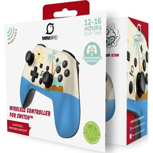 PopTop Minibird Draadloze Controller "Het Eiland" Geschikt voor Nintendo Switch - Switch Lite - Switch OLED
