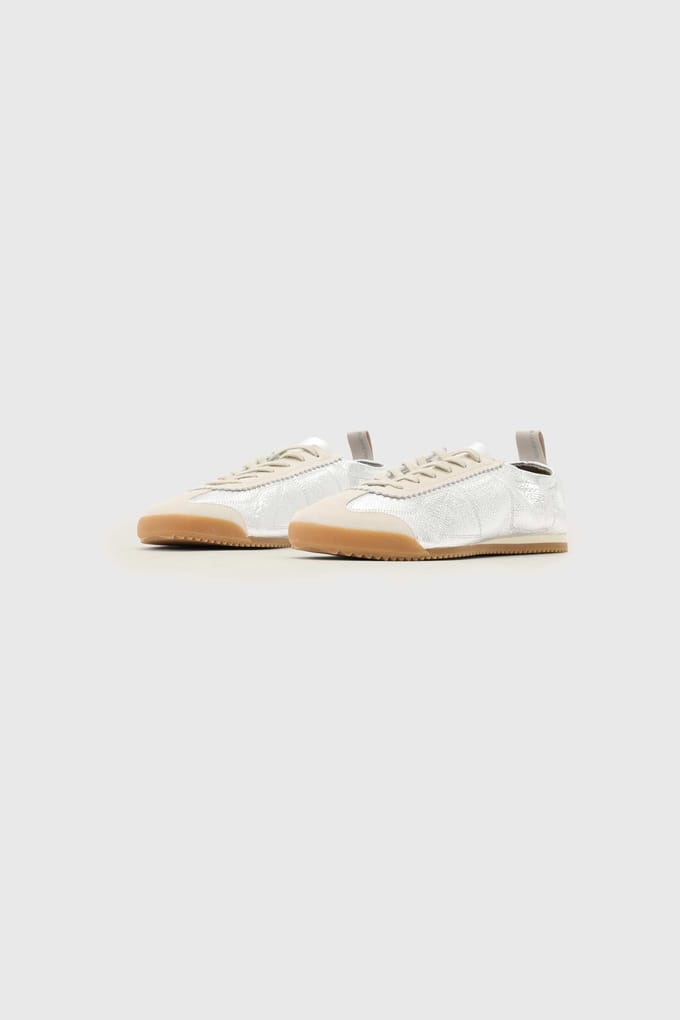 AllSaints Kenny Runner Silver Taglia: 36 | Sneakers Outlet | Donna | Grigio