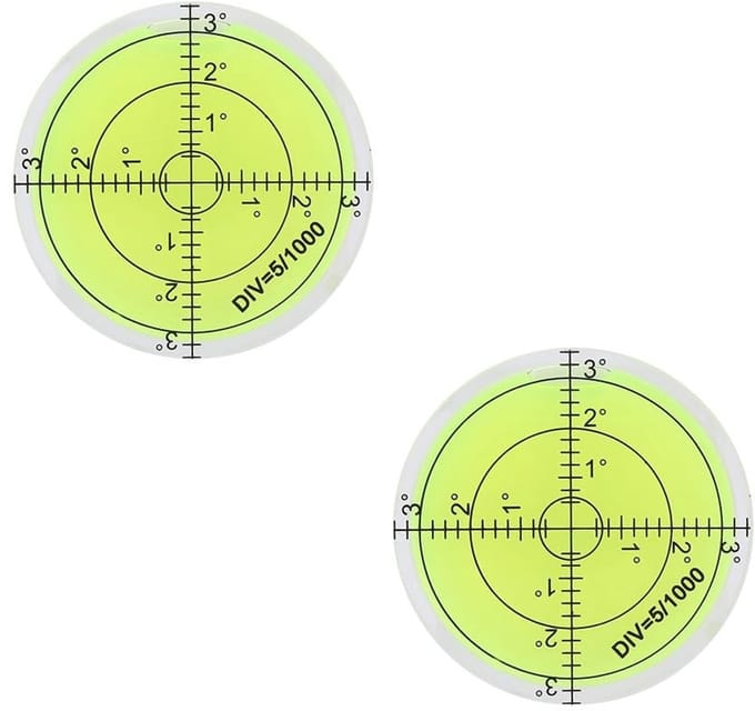 Allecto - Professionele Waterpas met Schaal - 2 Stuks - 60mm Dikte