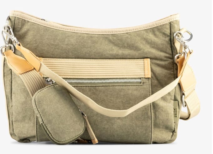 JOST Schoudertas Kerava Hobo Bag Olive Olijfgroen