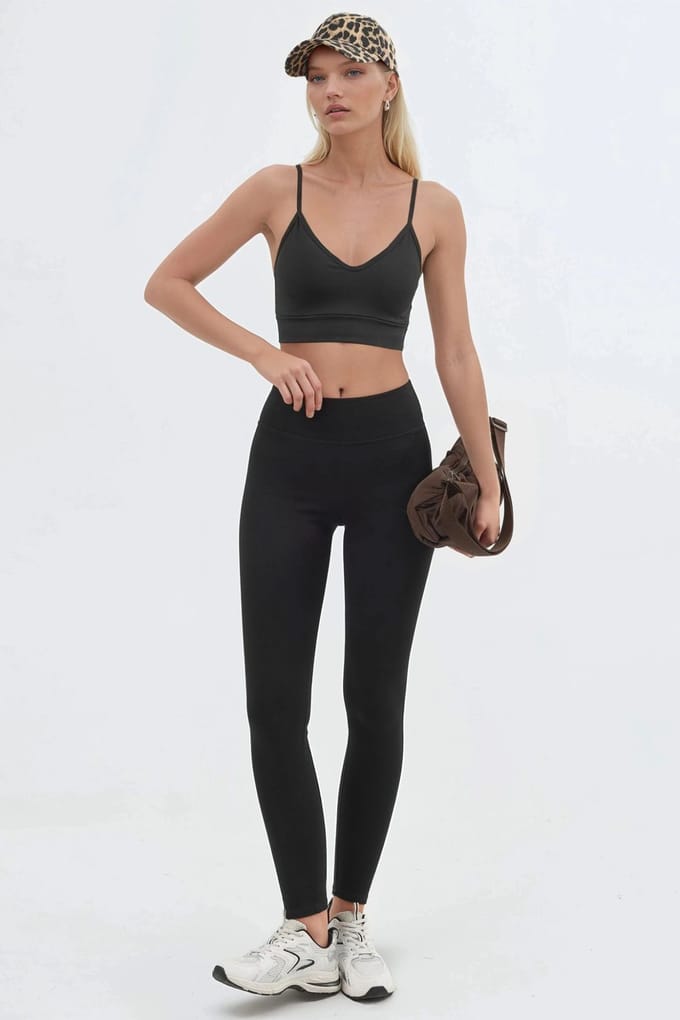 Hoge Taille Pull-On Skinny Leggings