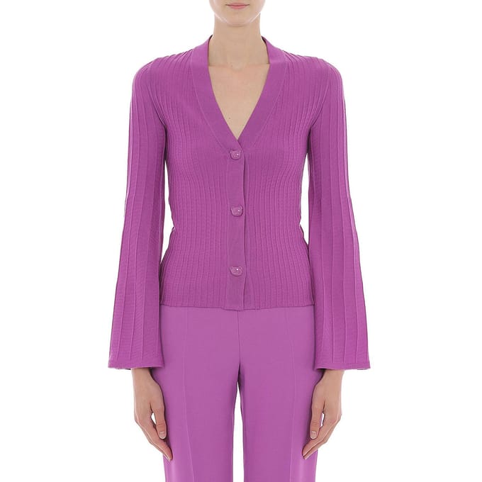 Moschino Knitwear Violet Größe: 40 | Cardigans Outlet | Damen | Violett