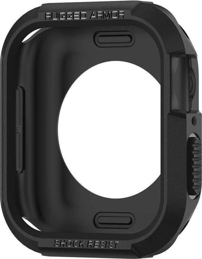 Spigen Rugged Armor - black - Apple Watch 9/8/7 (41mm)/6/SE/5/4 (40mm)