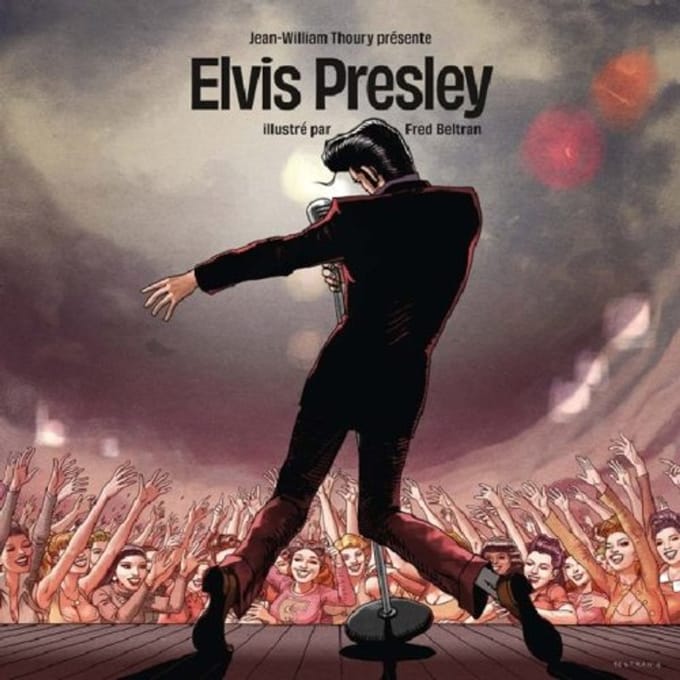 Elvis Presley - Elvis Presley Story Illustré Par Fred Beltran (LP)