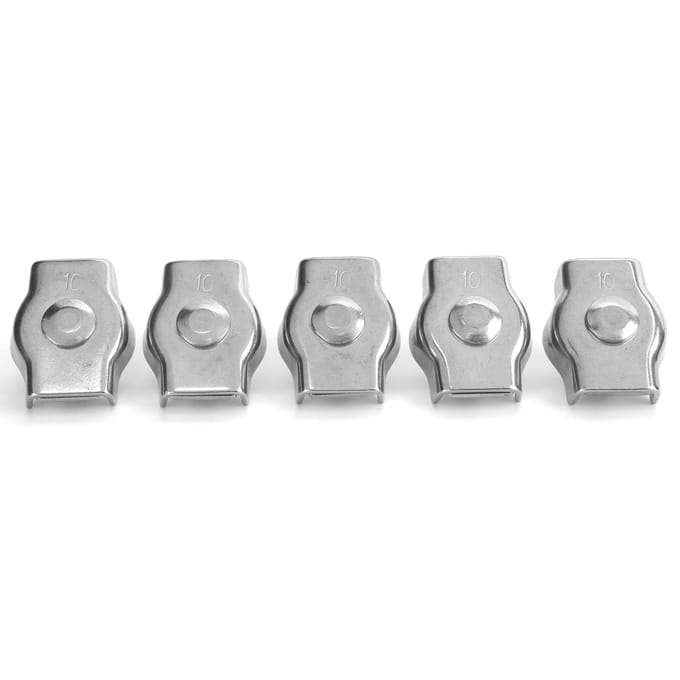 5PCS Cossier Simplex Acier Inoxydable Quincaillerie Marine Fixation pour Machines Forestières 10MM