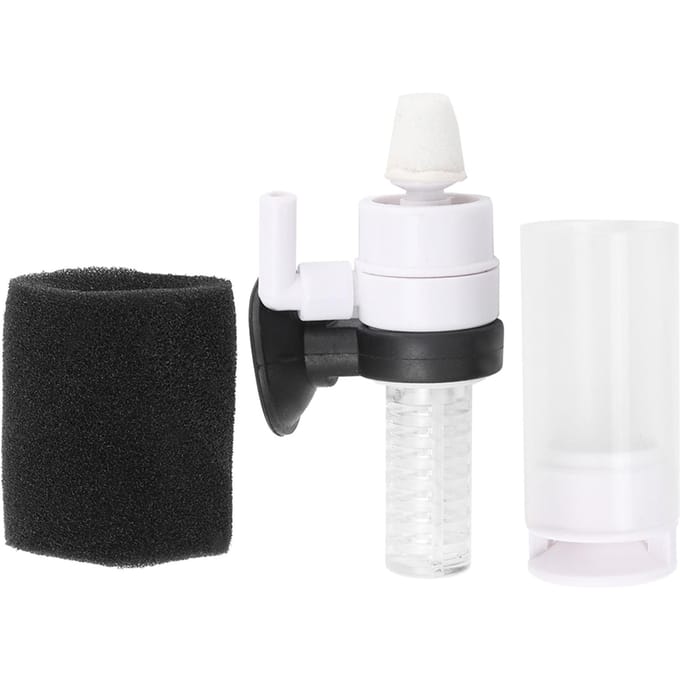 3?in?1 Praktisch Aquariumfilter Mini Aquarium Biochemische Sponsfilters white