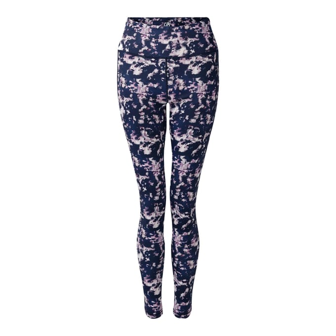 Dare 2B Dames Influential II Ink Print Leggings (Marineblauw)