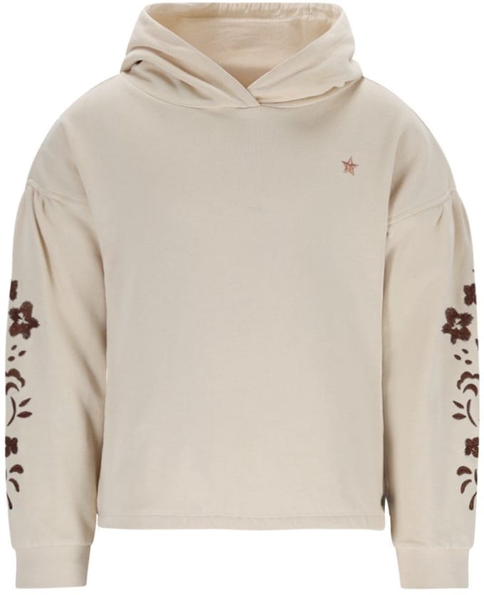 Like Flo winter sweater meisjes - beige - Dyla - capuchon