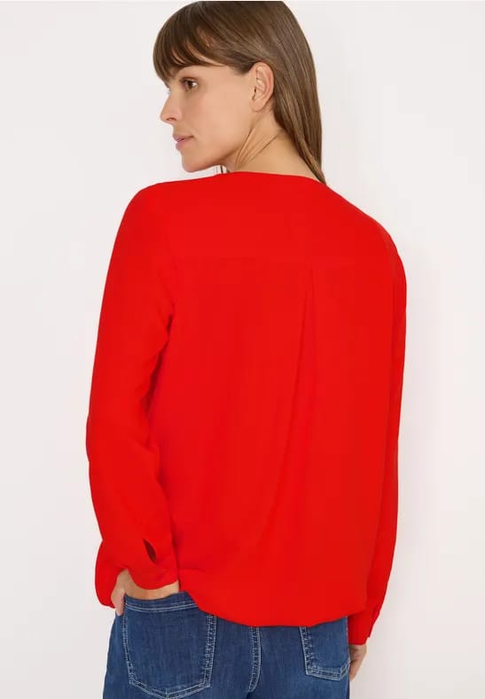 Blouse in effen kleur