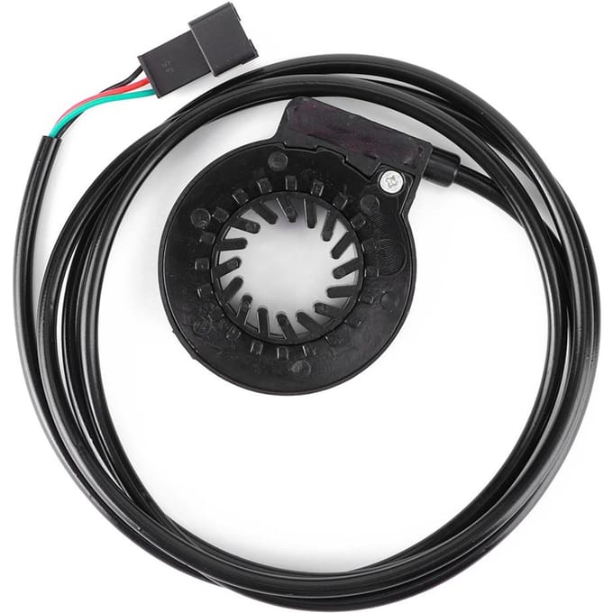 Accessoires pour vélo électrique Capteur d'assistance Double Hall 12 Aimants Roue intégrée black