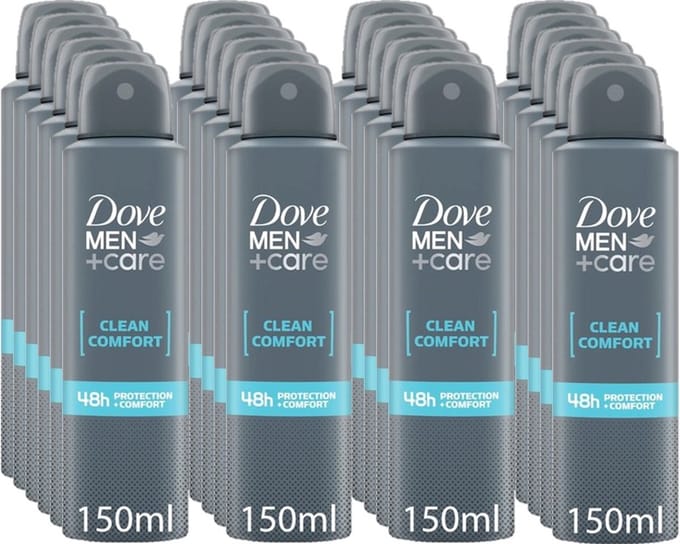 Dove - Deodorant - Clean Comfort - 150ml x 24