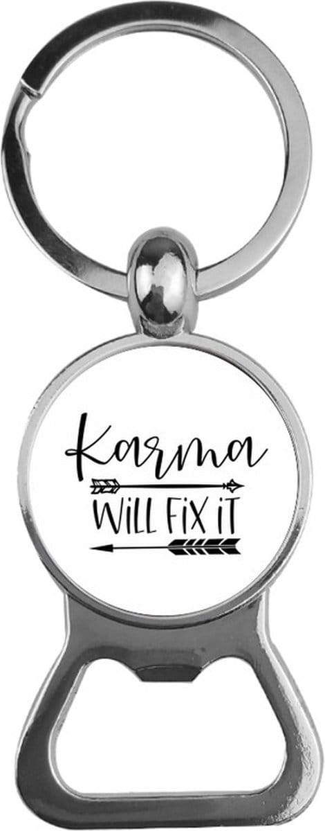 Bieropener Glas - Karma Will Fix It