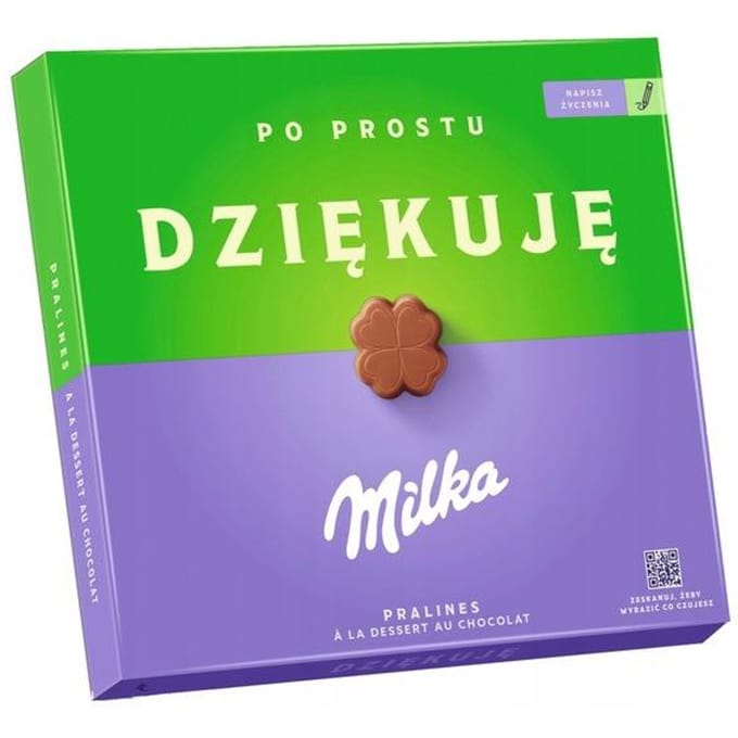 Chocolats au Lait Milka avec Garniture Cacao 110 g