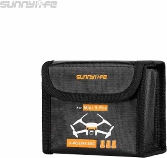 LiPo Safe Bag voor DJI Mini 5 Pro / Mini 4 Pro / Mini 3 Pro / Mini 3 / Lito 1 / X1 – 3 Accu’s