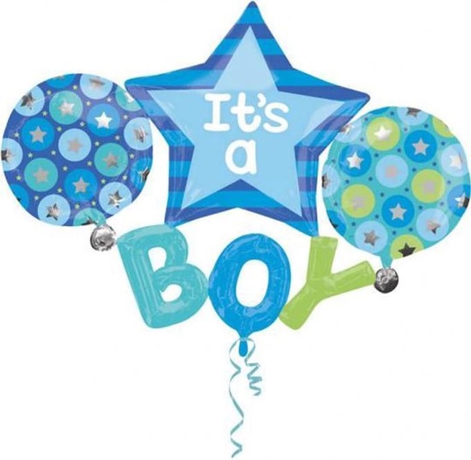 Folie ballon set it's boy.
