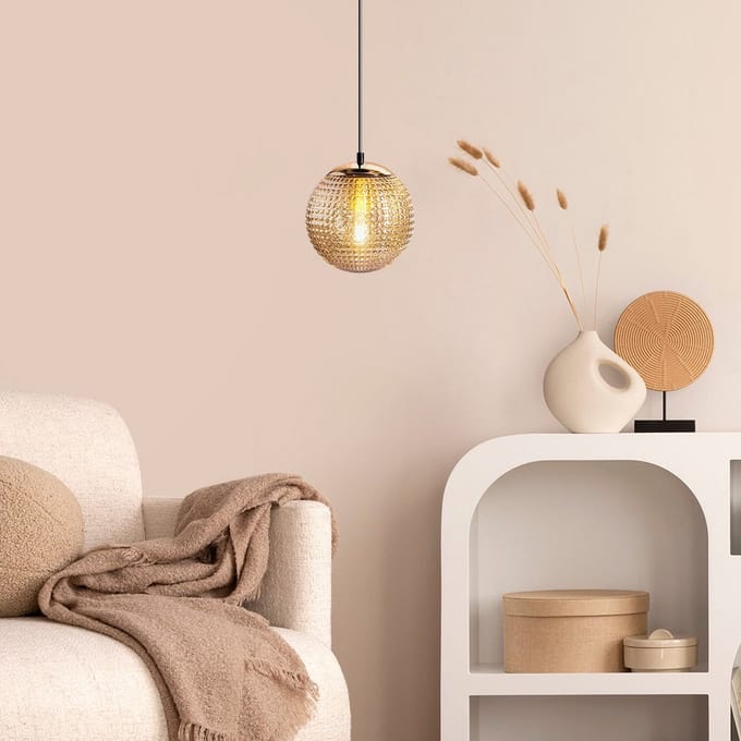 LumenXL 1-lichts hanglamp Sila - Ø20 cm