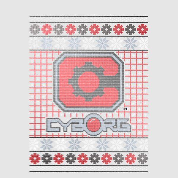 DC Cyborg Knit Women's Christmas T-Shirt - Grey - S