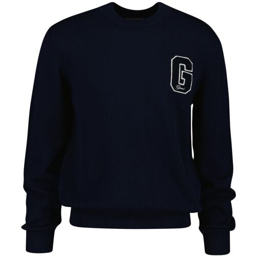 Gant Trui Small Graphic G Badge Crew Neck Avond Blauw / male