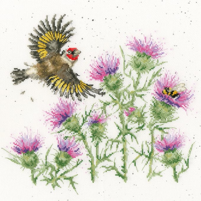 Borduurpakket Feathers and Thistles - Bothy Threads