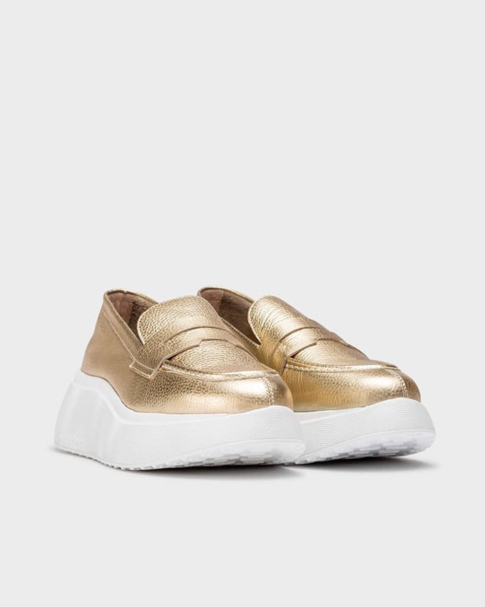 Wonders Estela Loafers Goud EU 39 Vrouw