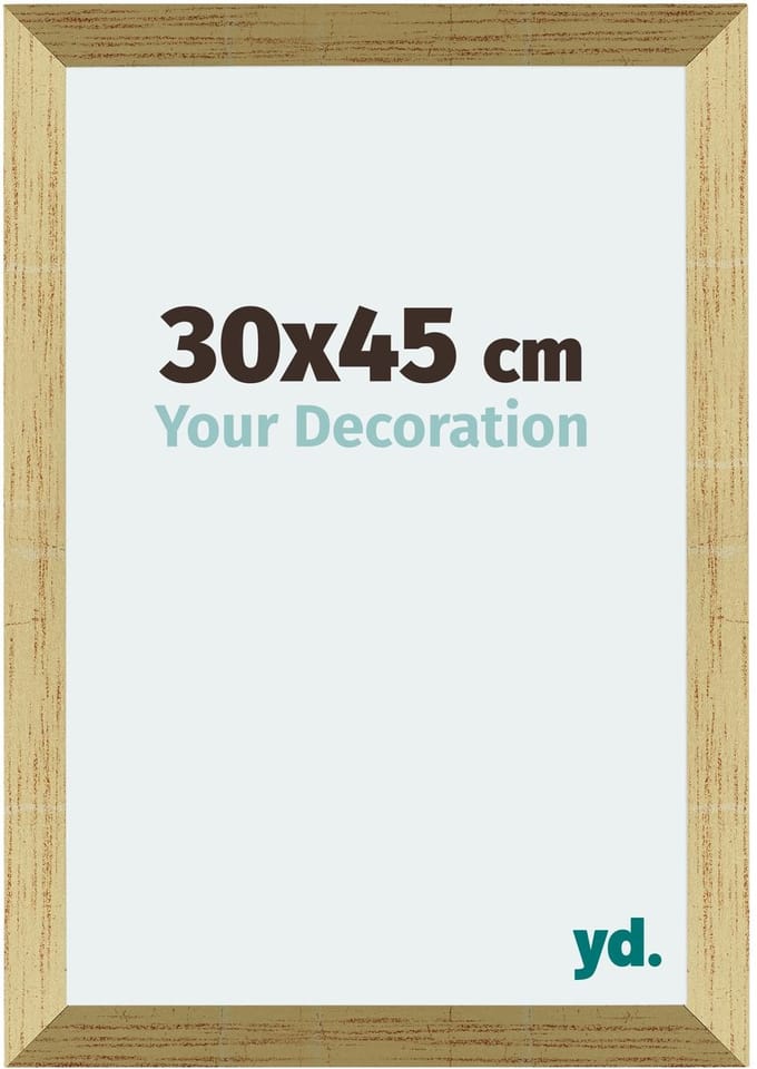 Your Decoration - Fotolijst 30x45 cm - MDF - Goud Glans - Mura