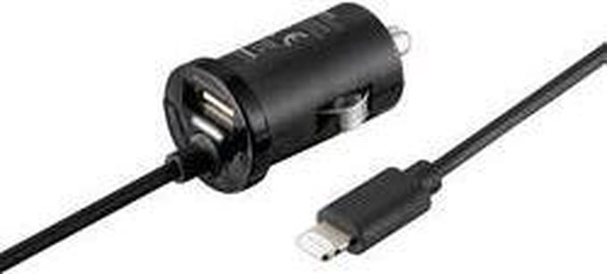 VOLTCRAFT CLC-2000USB VC-11501475 iPad/iPhone/iPod oplader 2000 mA 2 x USB, Apple dock-stekker Lightning Auto