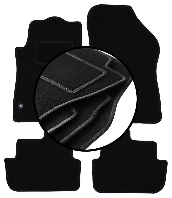 Complete set veloursmatten voor: Peugeot 308 CC cabrio (2007-2013)