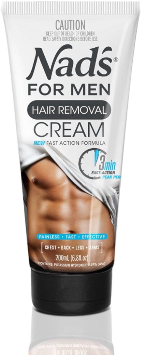 Nad's For Men Ontharingscrème voor Mannen - Pijnloze Haarverwijdering 200ml