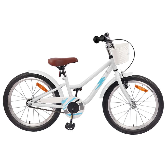 vidaXL - Kinderfiets - 18 - Inch - voor - 5-7 - jaar - oud - Wit