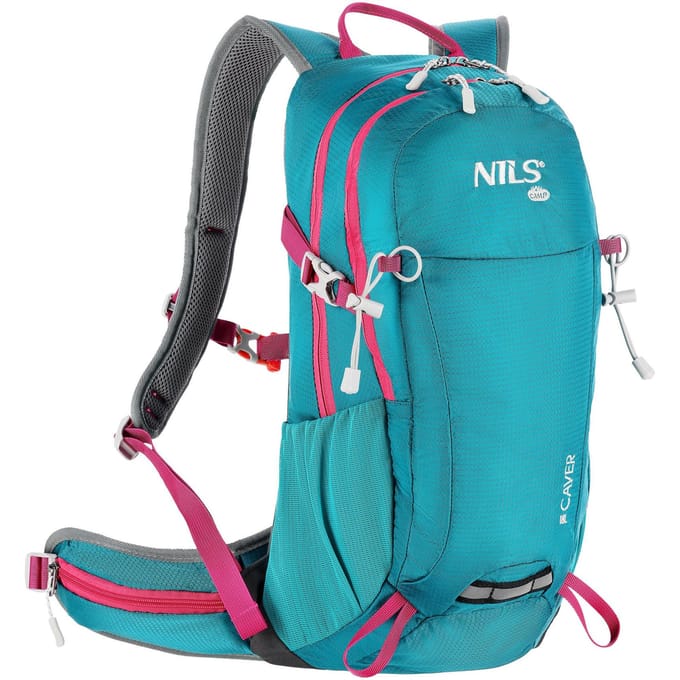 NILS CAMP Caver Rugzak Turquoise 18L - Ideaal voor Dagtochten