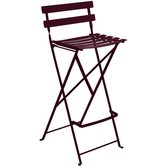 Fermob BISTRO MÉTAL barkruk - B9 zwarte kers