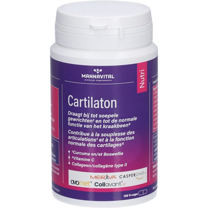 Mannavital Cartilaton 120 Vegetarische capsules