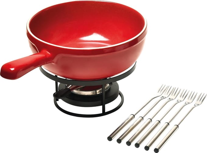 Emile Henry Fondue set - Brander - 6 personen