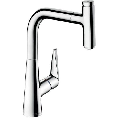 Hansgrohe Talis Select M51 single lever kitchen mixer 220, pull-out spout, 1jet 72822000