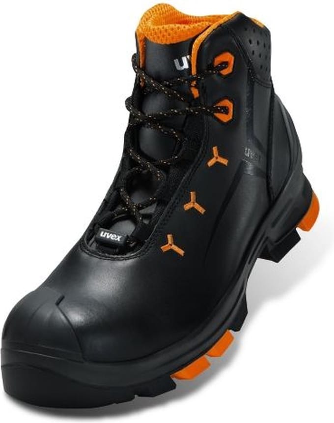 Uvex 2 laarzen S3 65032 zwart, oranje (65032)