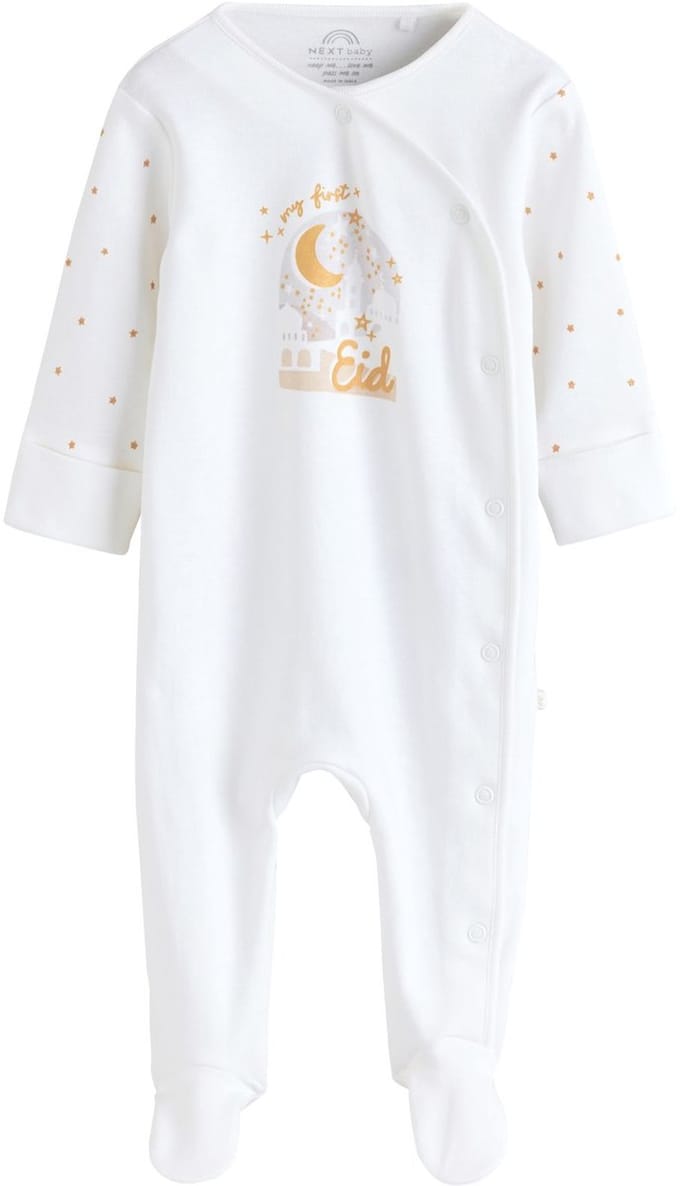Next - Pasgeboren unisex - Eid babypyjama - Wit