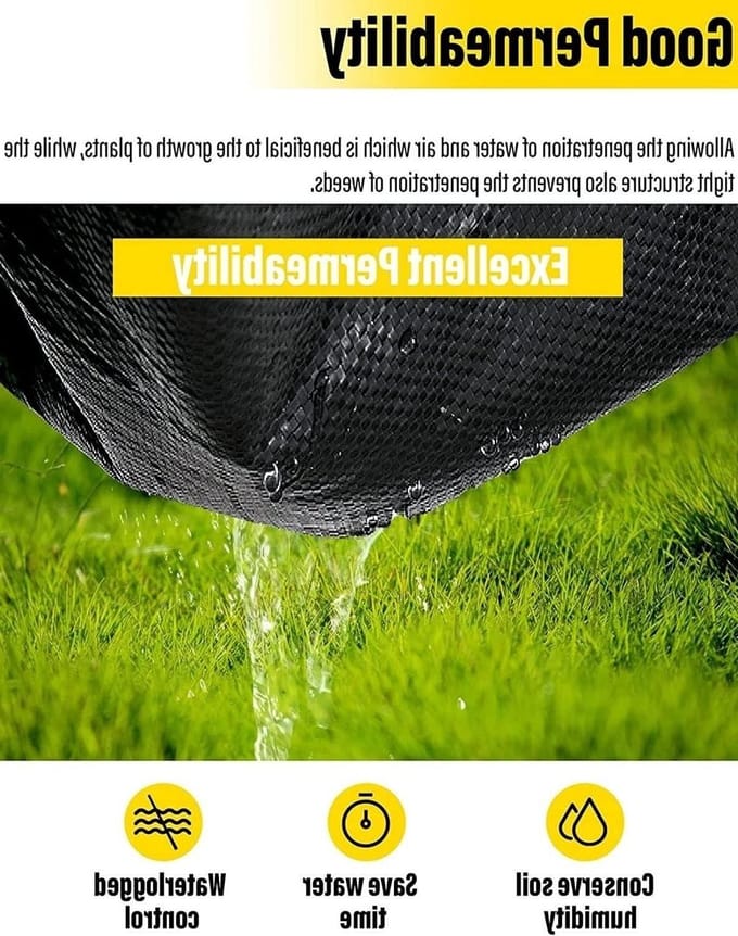 Onkruiddoek Zwaar - Bodembedekker Tuin - Onkruid Vrij Houden - UV-Gestabiliseerd - 0.6x100m - Zwart