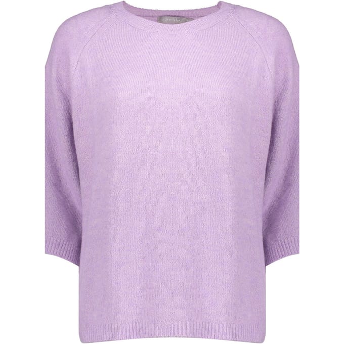 Geisha Pullover 3/4 Sleeves Lilac Taglia: S | Maglioni a maglia Outlet | Donna | Viola