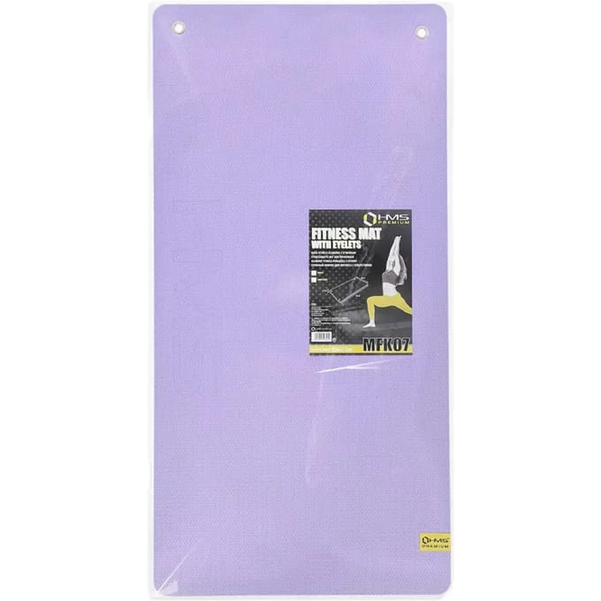 HMS Fitness Mat - Lila/Zwart - 15 mm