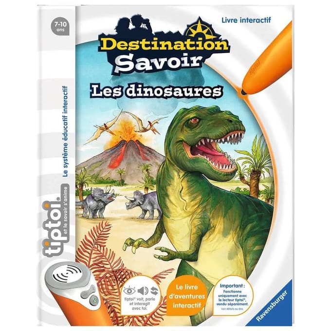 tiptoi, Interactief boek, Bestemming Kennis De dinosaurussen, 7 jaar, Ravensburger