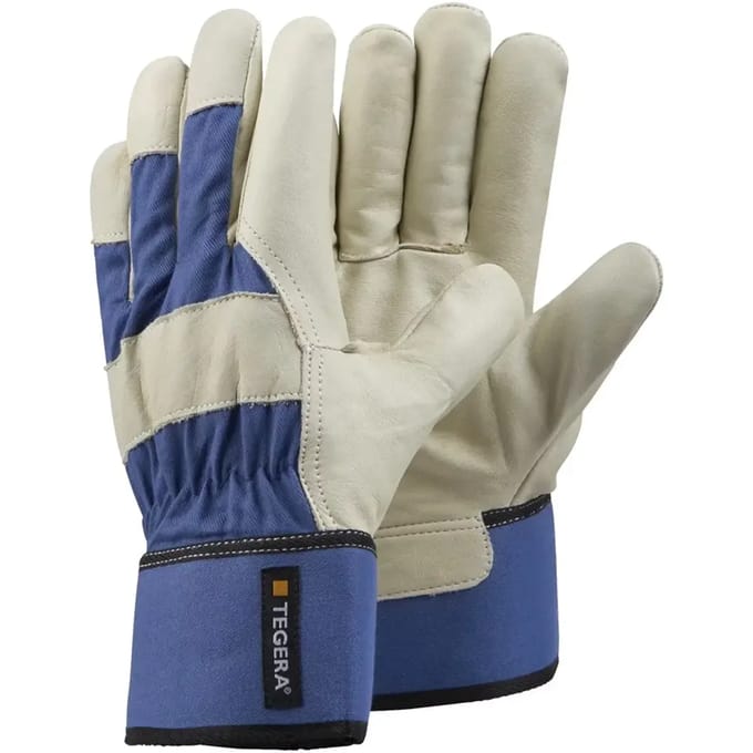 Comfortabele lederen beschermhandschoenen TEGERA