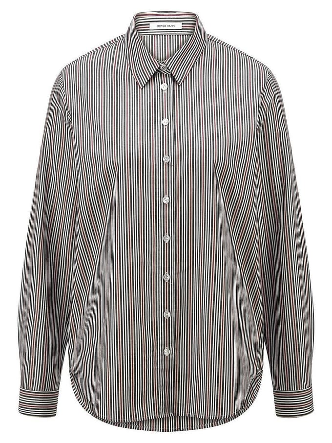 Blouse Van Peter Hahn grijs