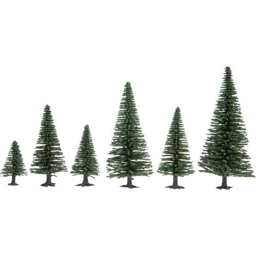 NOCH Hobby 32820 Set bomen Zilverspar 35 tot 90 mm Donkergroen 25 stuk(s)