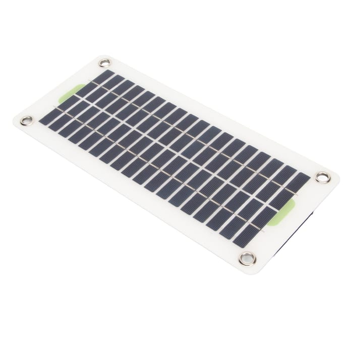 Draagbaar Zonnepaneel 12V 30W Waterdicht USB Polycrystalline Zonnepaneel Oplader Kit Voor Auto Van gray