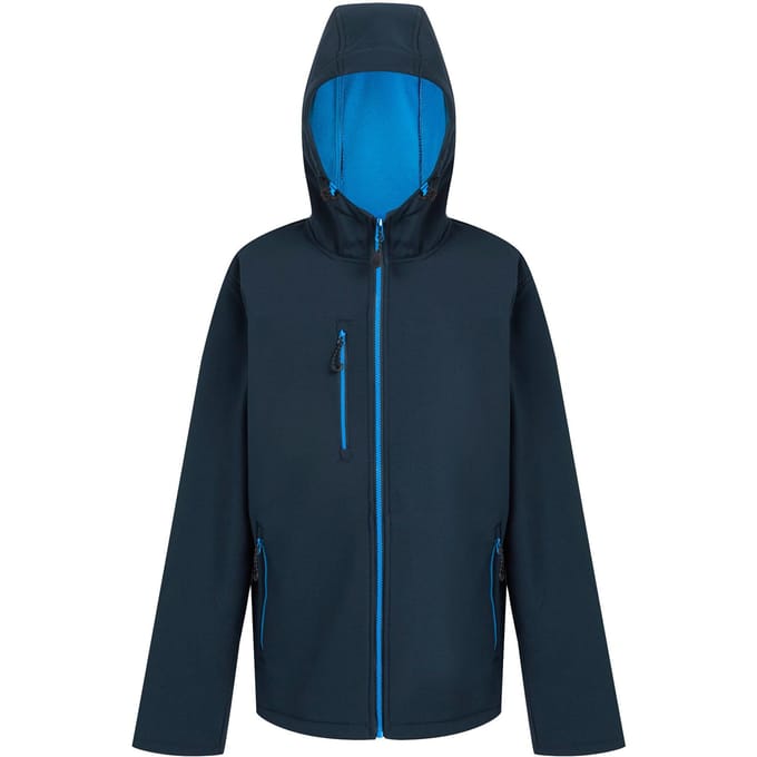 Regatta Heren Navigate 2 Layer Soft Shell Jas (Marine / Frans Blauw)