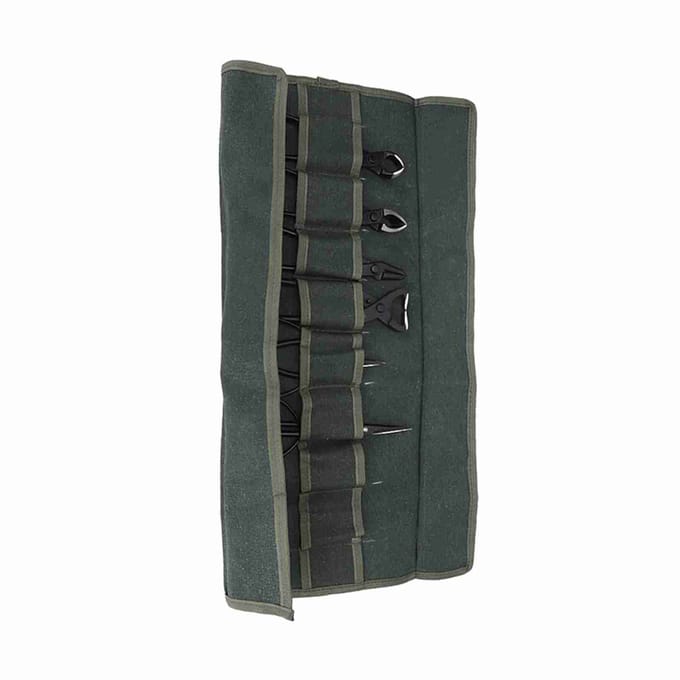6 stuks Multifunctionele Bonsai Plant Boom Scharen Snoeien Knipgereedschap Set met Opbergtas black